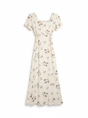 Decked Out VTG Floral Midi Dress - sz 5/6
